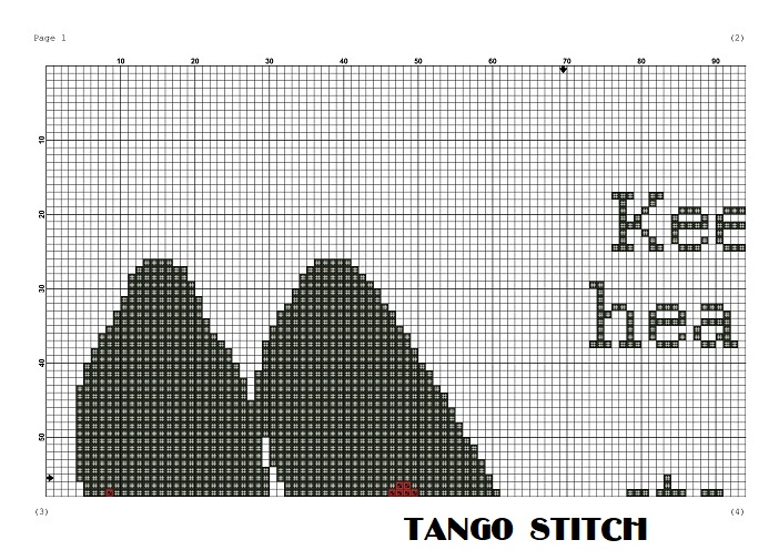 Keep your head, heels and standards high funny feminist cross stitch pattern